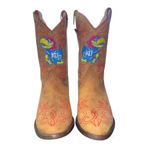 Kids University Of Kansas Jayhawks Gameday Western Boot Size 1.5